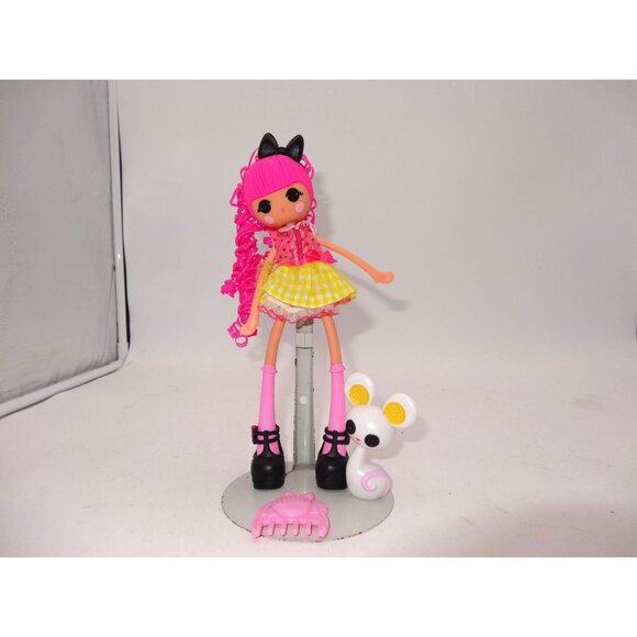 Lalaloopsy Girls Doll Crumbs Sugar Cookie w/Pet Mouse & Comb‎